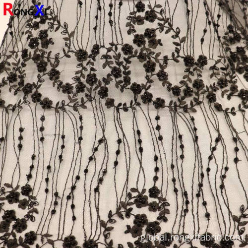 High End Handwork Beads Embroidery Fabric Hot Selling Handwork Embroidery Neck Designs For Wholesales Supplier